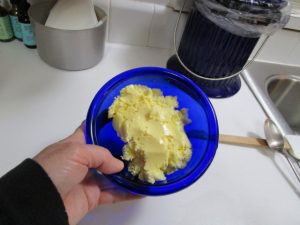 Homemade organic butter!