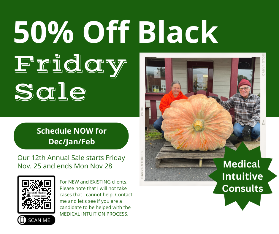 2022 Black Friday Special 50% Off Medical Intuitive Consults 1